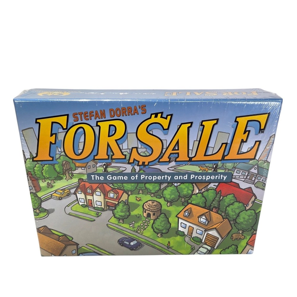 For Sale Game of Property 3-6 Players Ages 8+ Cardboard 2017 Eagle-Gryphon Games